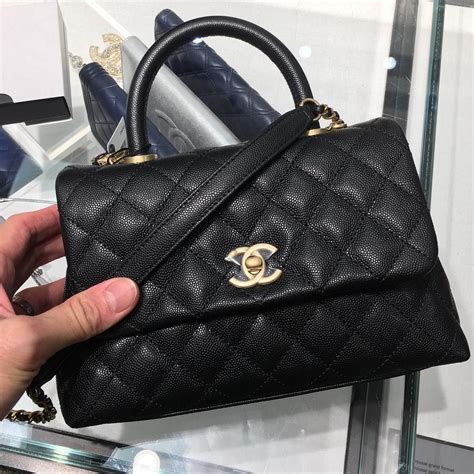 coco handle chanel small|chanel small coco handle bag.